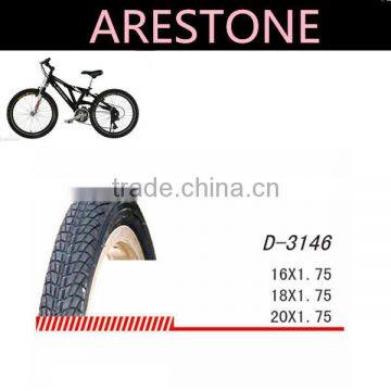 16" solid rubber bicycle tire