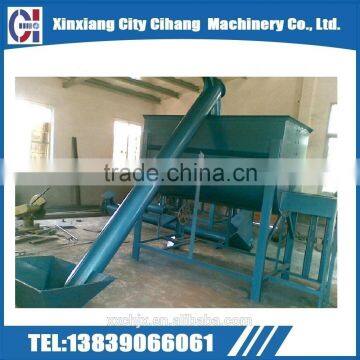 High uniformity low energy consumption horizontal powder mixer machine