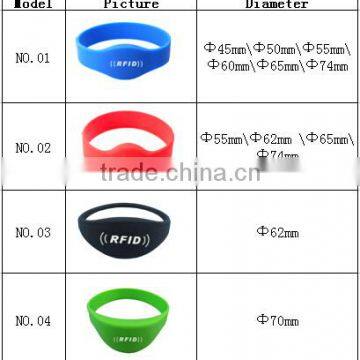 125KHz/13.56Mhz RFID Orlando Tickets RFID Wristbands With Custom Printing photo-3