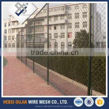 wholesale cheap price galvanized vinyl coated chain link fence for tennis