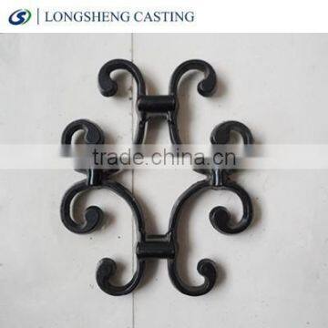 cast iron flowers for gate decoration / fence ornamental iron flowers