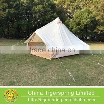 4m Outdoor Canvas Bell Tent Waterproof Luxury Camping Bell Tents