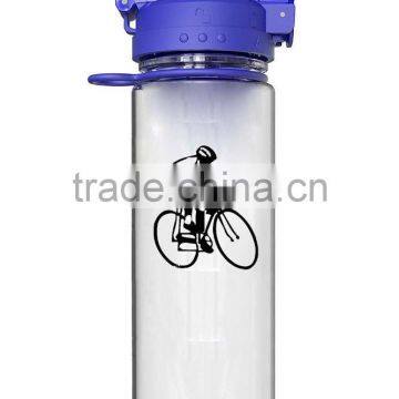 800ml BPA free water bottle, airtight water proof, low MOQ, with finger grips, 2-year warranty