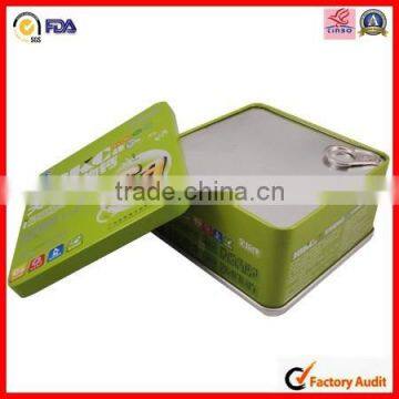 Candy Metal Small Cosmetic Heart Shaped Tin Box photo-2
