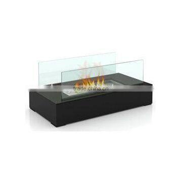 Decorative Metal Box Bio Fireplace , Tempered Glass Fireplace photo-2