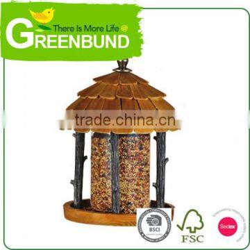 Cage Bird Feeder House Waterproof Hen With Tray Wild Bird Care photo-3