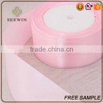 Wholesale Wired Starry Bright Color Gift Packing Decorative Coral Satin Ribbon photo-6