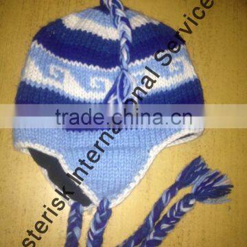 Earflap Woolen hat