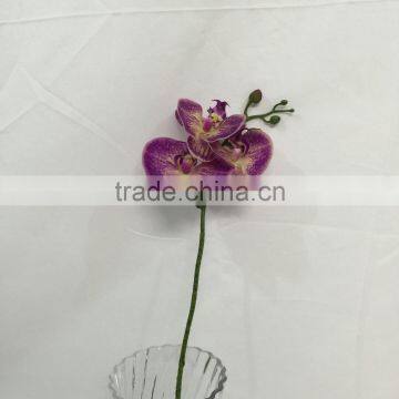 3 Flower Heads Orchid Flowers for Room Decor photo-2