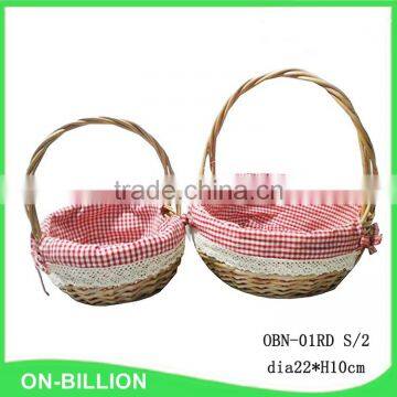 Wholesale Empty Small Wicker Gift Basket for Easter Holiday photo-2