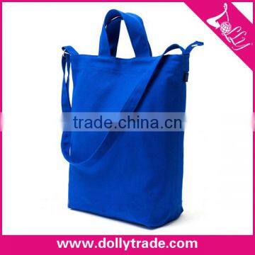 Promotional Blank Canvas Beach Bag Wholesale Blue Tote Bag