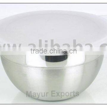 Stainless Steel Lid Bowl