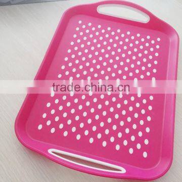 Non-slip TPR Rectangle Service Tray 15.9 x 11.5 x 2.2 Inches Pat Mat photo-6