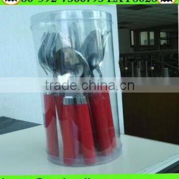 16pcs Cutlery Set With Plastic Handle photo-2