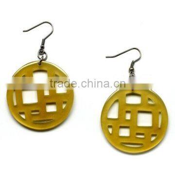 Water Buffalo Earrings, Elagant Design, Natural Material From Vietnam photo-3