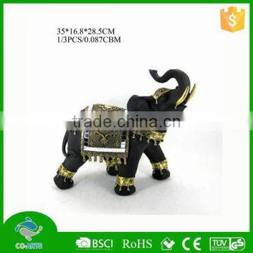 Wholesale cheap long nose elephant resin figurine