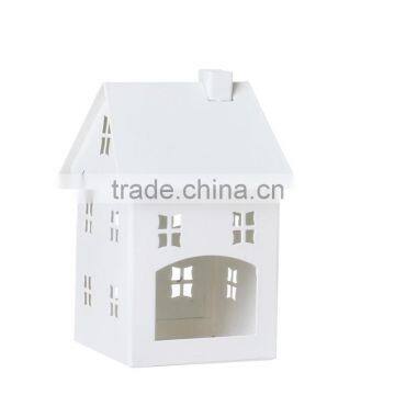 Free Shipping Creative Gift Europe Style Candlestick Retro Wedding Decoration Iron Small House Candle Holders photo-2