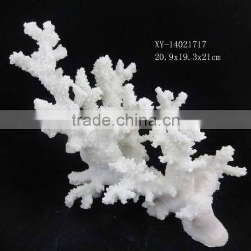 Resin artificial coral reef aquarium