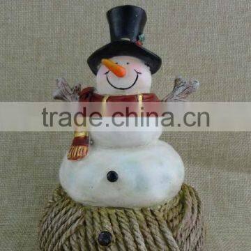 Wholesale Christmas Decorative Resin Snowman With Led Light photo-2