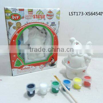 Diy Paint Design Ceramic Snowman Statue photo-4