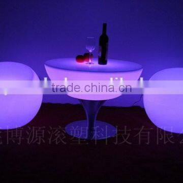 Durable High Quality PE Spa Ledlight up LED Coffee Table photo-4