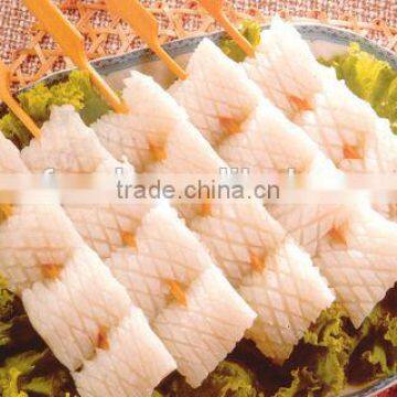 frozen ommastrephes bartrami carving squid