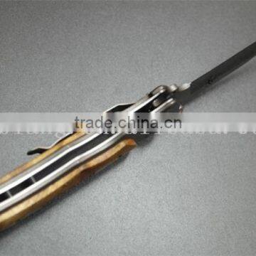 Special Gift for Men 400C Damascus Folding Knife photo-5