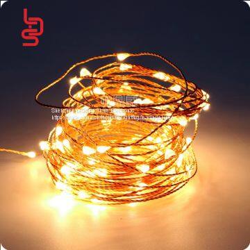 Waterproof Led Soft Copper Wire Christmas Tree Decoration Light Light Set Firefly Rice Smd Light String photo-4