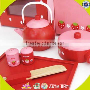 Wholesale Baby Wooden Kitchen Toy Set, Fashion Kids Wooden Kitchen Toy Set, Popular Children Wooden Kitchen Toy Set W10C147 photo-2