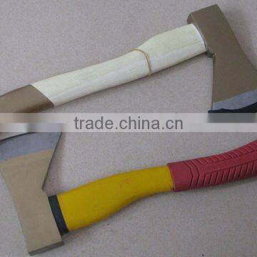 axe forged with fiber handle
