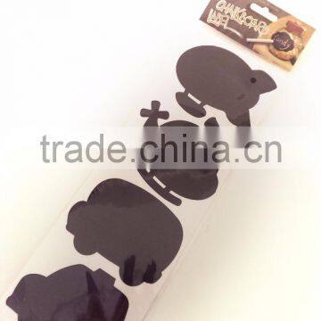 Bus, Car, Helicapter Design Decorative Chalkboard Label for Glass Bottle, Chalkboard Label Sticker photo-3
