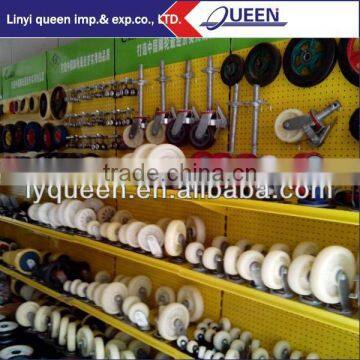 Mobile Scaffolding Caster Wheel ,PU Material Caster Wheel,white rubber caster wheel