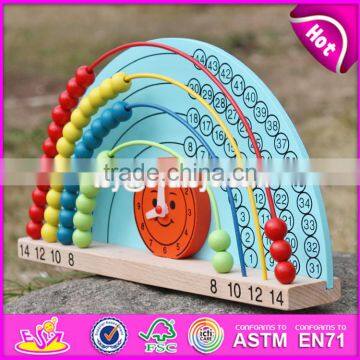 2017 New Design 2 Sided Toddlers Educational Wooden Math Toys With Drawing Board W12A019 photo-5