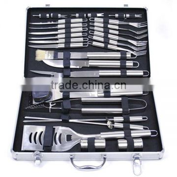 BQ-0062 / 28 pcs hollow handle bbq utensil set