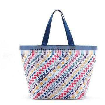 300D Polyester Dye Sublimation Full Color Printing Shopping Tote Bag,Waterproof Large Capacity Tote Bag photo-2