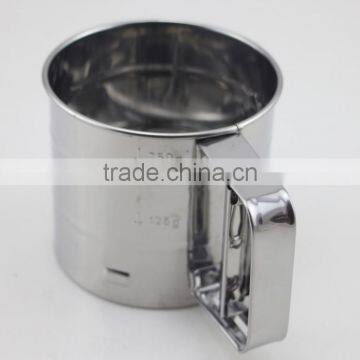 One-Handed Stainless Steel Cup Flour And Icing Sugar Sifter photo-2