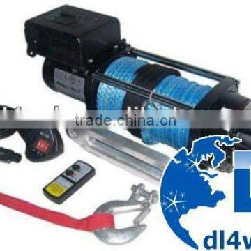 synthetic rope mini 12v electric anchor winch