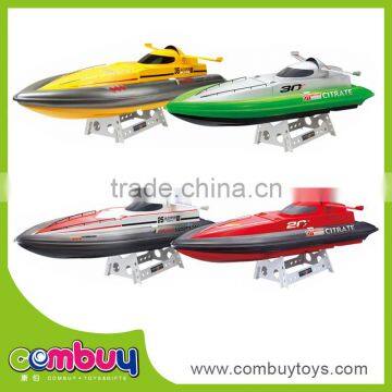 Newest 3 channel hight speed big rc bait boat for boy