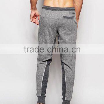 Skinny Joggers With Cut & Sew Panel photo-2