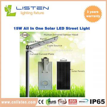 8W/12W Integrated Solar LED Street Light CE RoHS IP65 Approved photo-4
