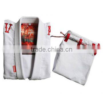 100%cotton Pearl Weave Fabric Shoyroll Style Kimono Bjj gi Brazilian Jiu Jitsu gi photo-3