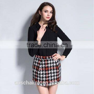 Latest Model Women Winter Wool Skirt Customized OEM Service photo-2