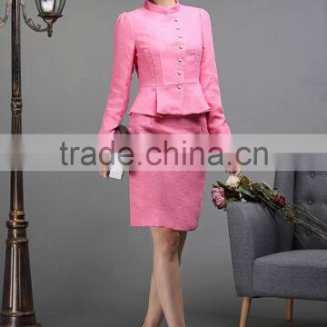 Fashion Ladies Skirt Suits Custom Women Suit WMS25 photo-2