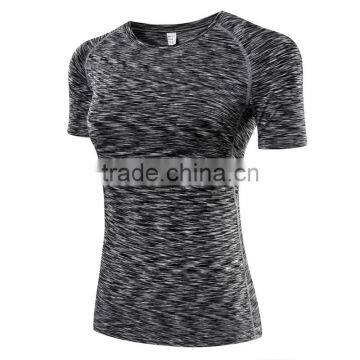 Fashion Wholesale Fitness Apparel Womens Tights Sport Yoga T-shirt Wear photo-3