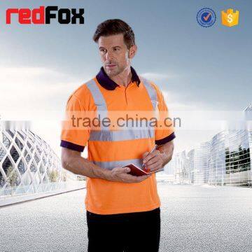 Warning T-shirt Truck Reflect Safety Red T-shirts Polo 3m Safety T-shirt photo-2