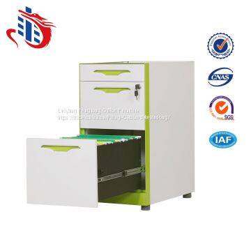 Hot Sale Under Office Desk 3 Drawers Metal Storage Filing Cabinets photo-3