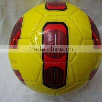 spain promotional socer ball size 5 high shiny metallic material