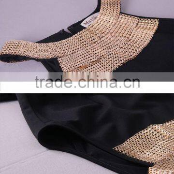 Guangzhou China Suppliers Great Design High Quality Elegant Sleeveless Evening Dress 2017 photo-3
