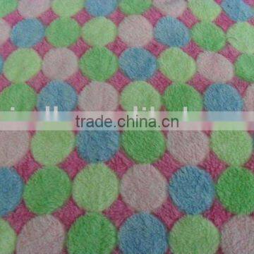 printed coral fleece blanket