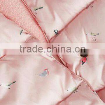 2017New Design Winter Kid Fashion Print Padded Jacket Coat Girls Outwear Pinky photo-5